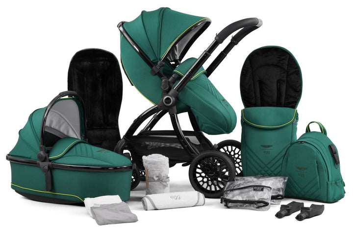 Aston Martin egg3® Luxury Travel System – Performance Green