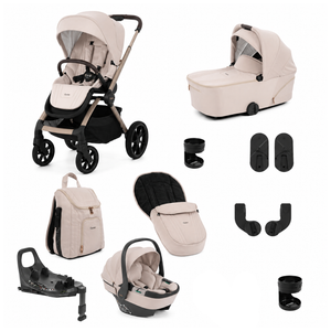 Oyster Vee Travel System Bundle Inc Capsule 360 + Base - Vanilla