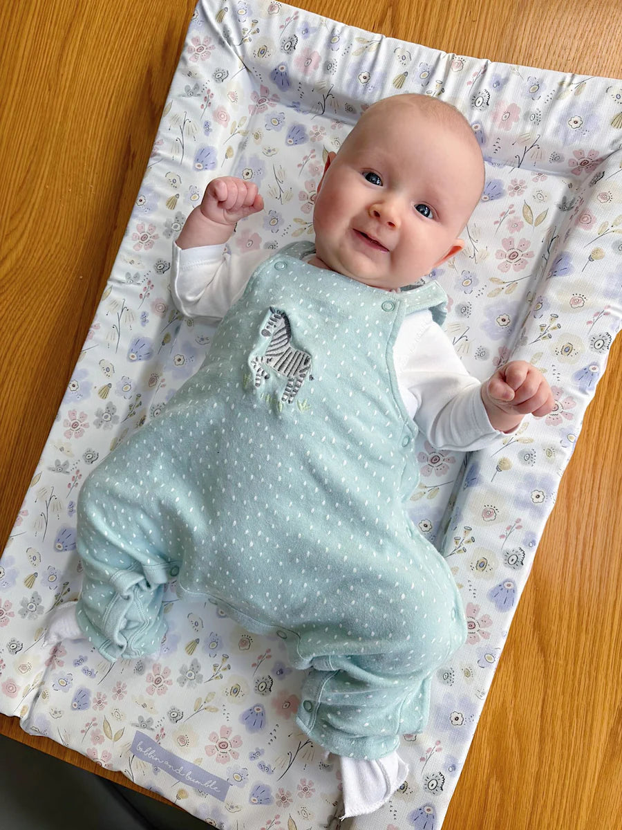 Bobbin & Bumble Standard Changing Mat - Lilac Wildflowers