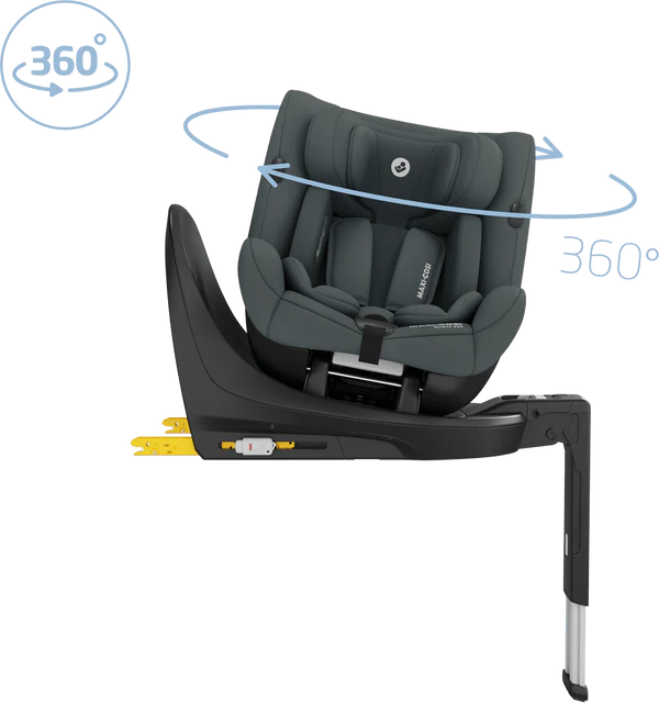 Maxi Cosi Quartz 360 i-Size Car Seat - Full Graphite