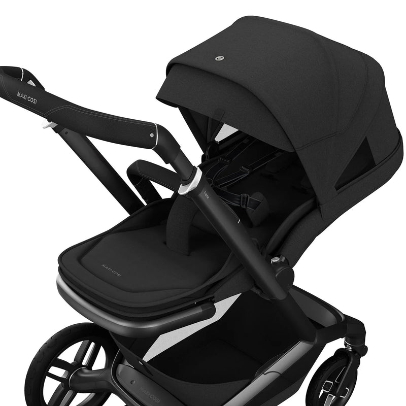 Maxi-Cosi Fame 9 Piece Bundle with Emerald 360 Pro Bundle - Twillic Black