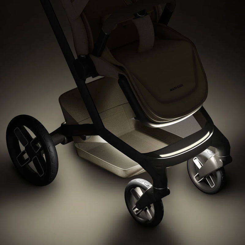 Maxi-Cosi Fame 10 Piece Premium Family 360 Pro Travel System - Twillic Truffle/Black Wheels