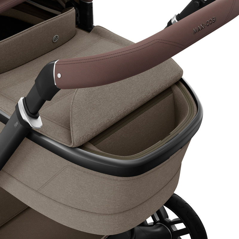 Maxi-Cosi Fame 10 Piece Premium Family 360 Pro Travel System - Twillic Truffle/Black Wheels