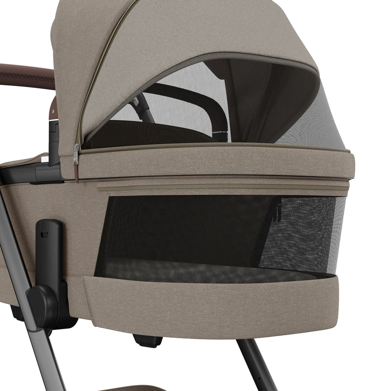 Maxi-Cosi Fame 10 Piece Premium Family 360 Pro Travel System - Twillic Truffle/Black Wheels