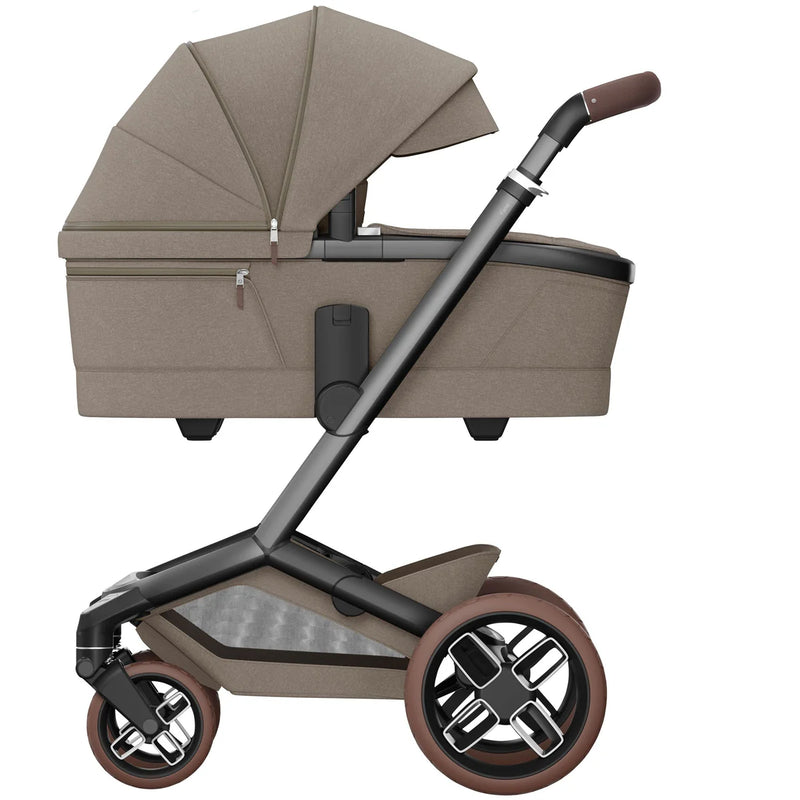 Maxi-Cosi Fame 10 Piece Premium Family 360 Pro Travel System - Twillic Truffle/Black Wheels