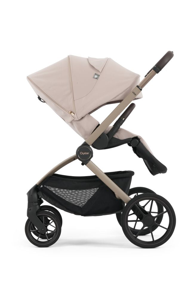 Oyster Vee Stroller Bundle - Vanilla