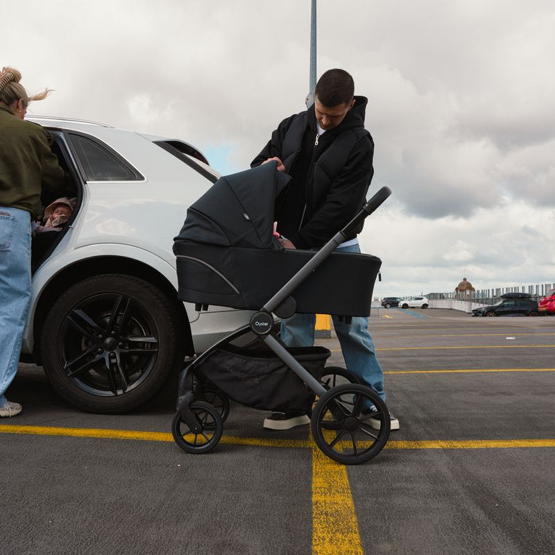 Oyster Vee Stroller Bundle - Liquorice