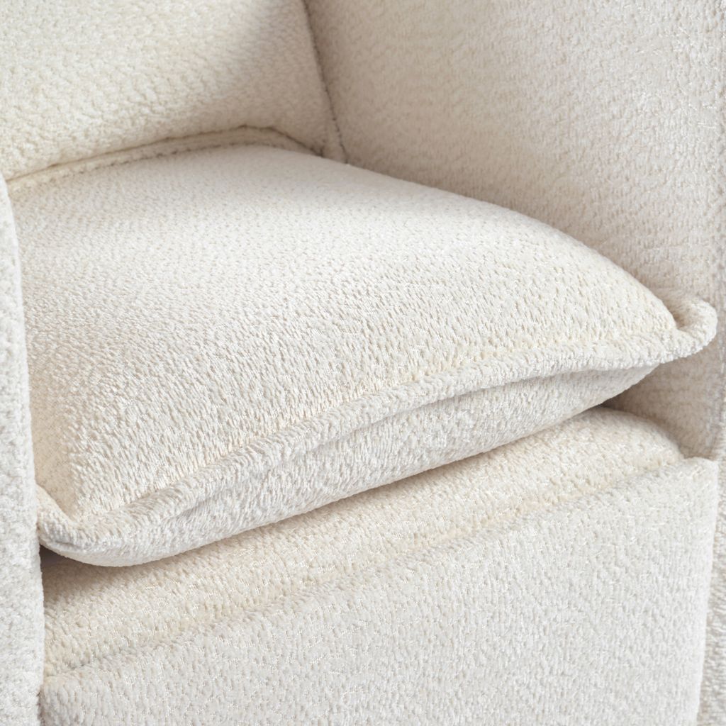 Bebe & Beyond Nestler Nursing Chair – Off White Boucle