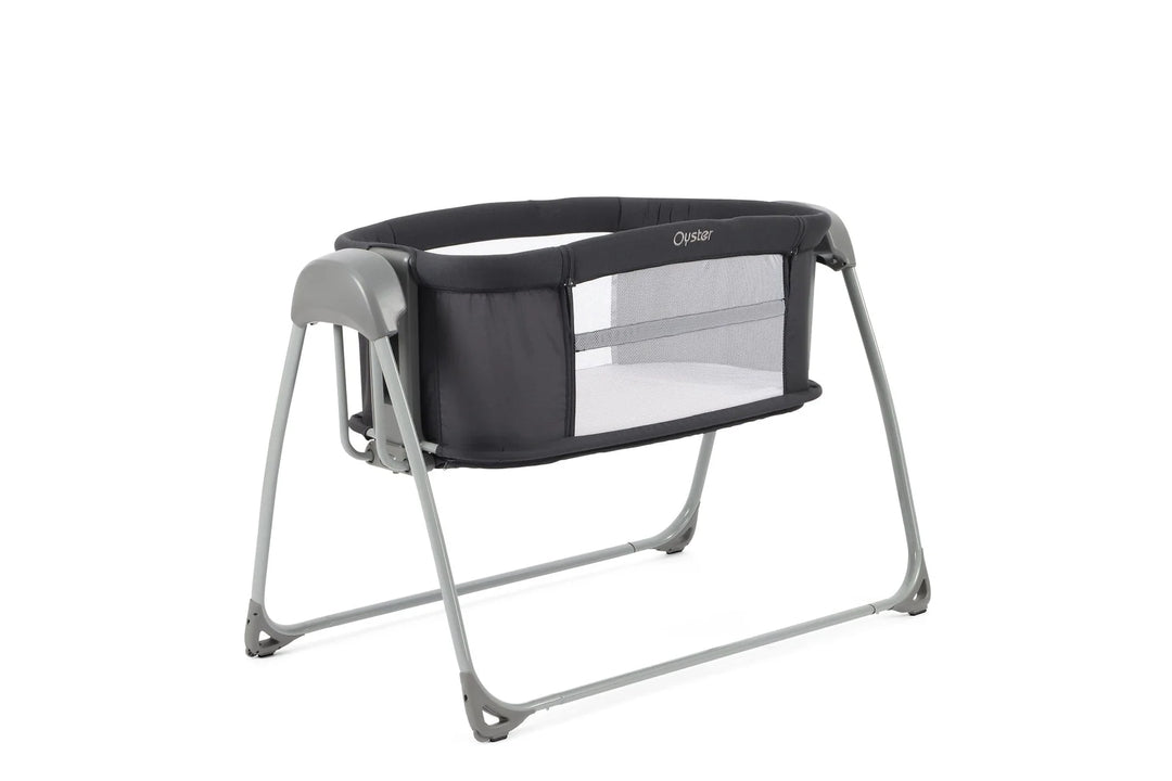 Oyster Swinging Crib - Carbonite