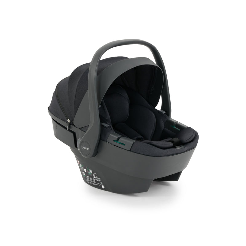 Oyster4 Luxury Travel System Bundle Inc Capsule 360 Car Seat - Carbonite