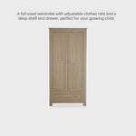 CuddleCo Burford 3 Piece Nursery Furniture Set - Oak