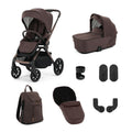 Oyster Vee Stroller Bundle - Chocolate