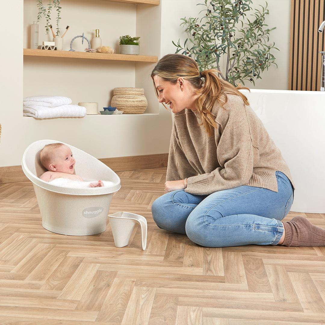 Shnuggle Eco Collection Baby Bath – Cookies & Cream