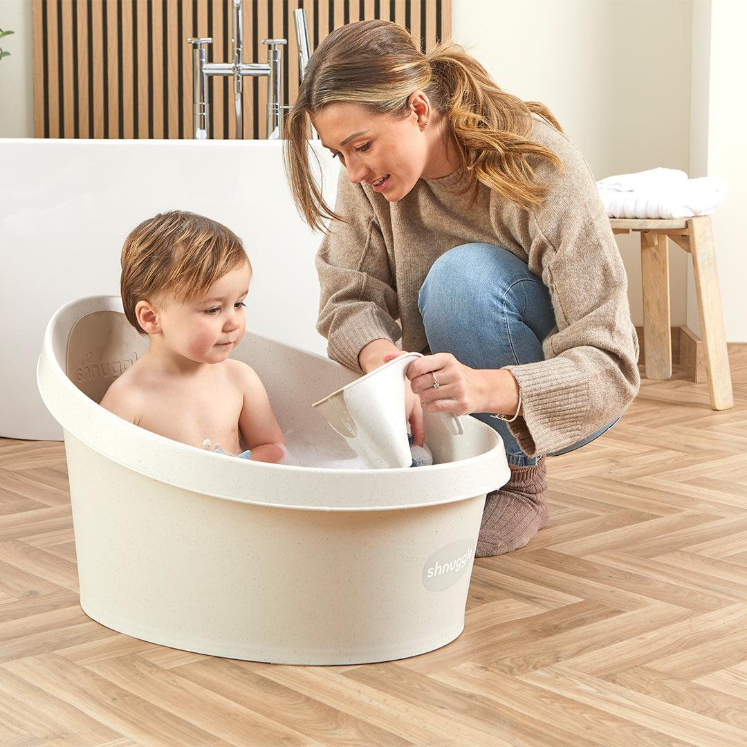 Shnuggle Eco Collection Toddler Bath – Cookies & Cream