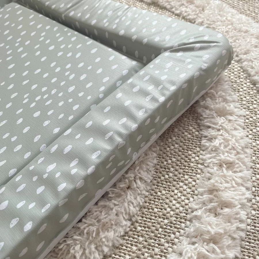Bobbin & Bumble Standard Changing Mat - Sage Green Spots