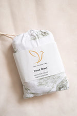 The Gilded Bird Fitted Cot Bed Fitted Sheet - Safari Toile