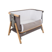 Tutti Bambini CoZee® Bedside Crib - Oak and Charcoal