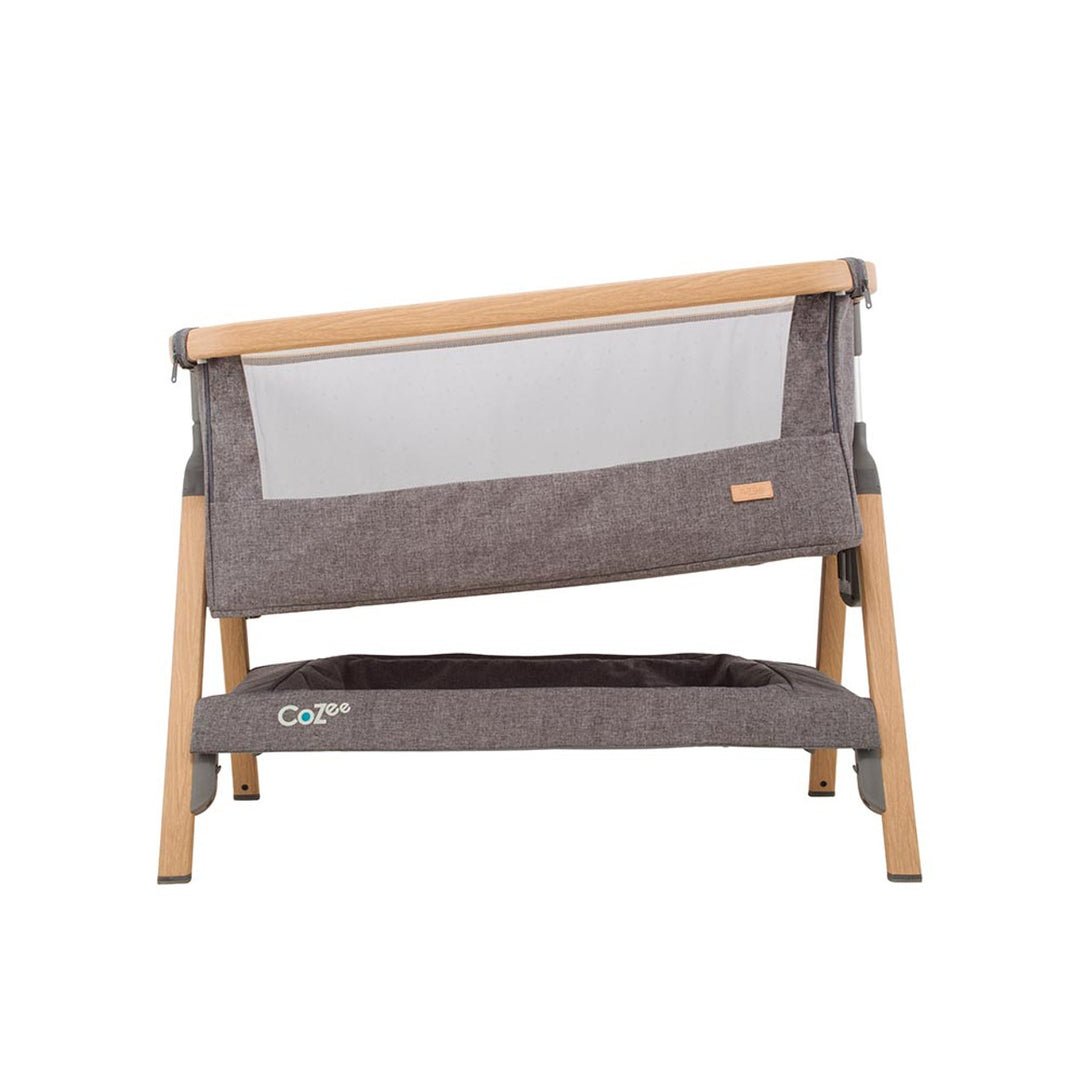 Tutti Bambini CoZee® Bedside Crib - Oak and Charcoal