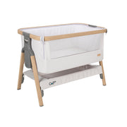 Tutti Bambini CoZee® Bedside Crib - Oak and Silver