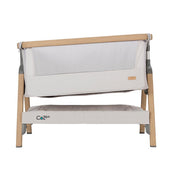 Tutti Bambini CoZee® Bedside Crib - Oak and Silver