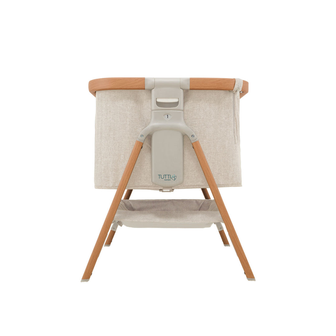 Tutti Bambini CoZee® Bedside Crib - Scandinavian Walnut/Ecru