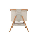 Tutti Bambini CoZee Bedside Crib - Scandinavian Walnut/Ecru