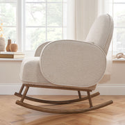 Tutti Bambini Micah Rocking Chair & Footstool - Boucle Biscuit