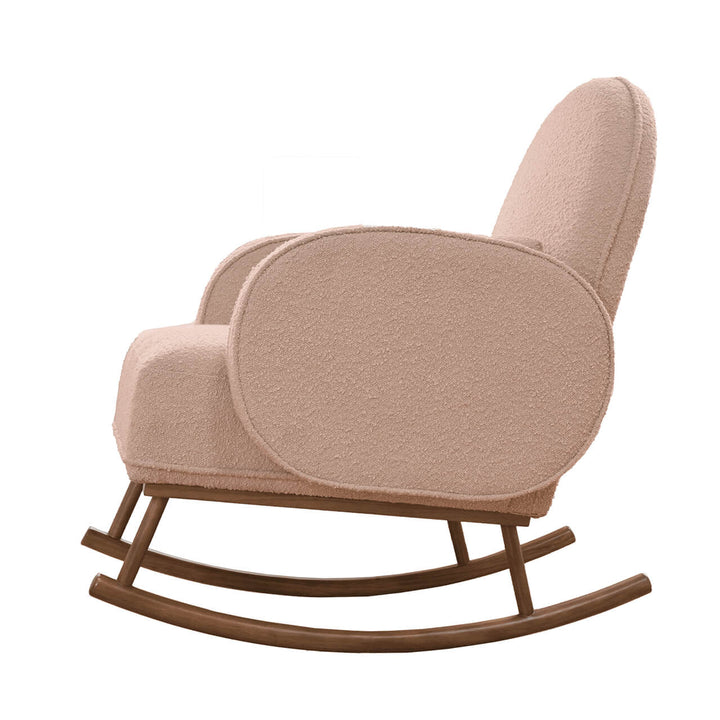 Tutti Bambini Micah Rocking Chair & Footstool - Boucle Blush