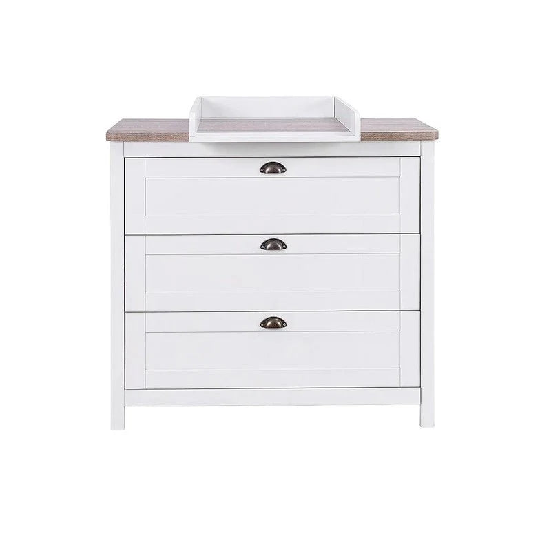 Tutti Bambini Verona Changing Unit - White/Oak