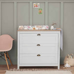 Tutti Bambini Verona Changing Unit - White/Oak