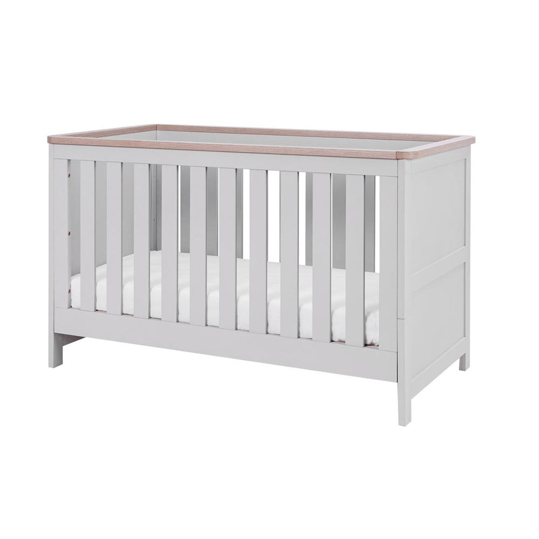 Tutti Bambini Verona Cot Bed - Dove Grey/Oak