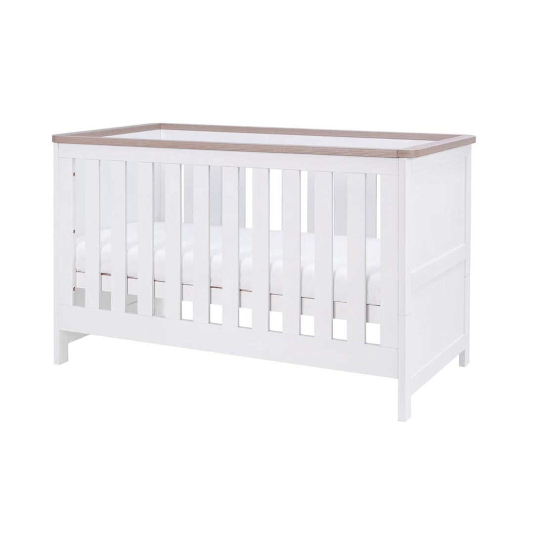 Tutti Bambini Verona Cot Bed White/Oak – Bambinosandbeyond