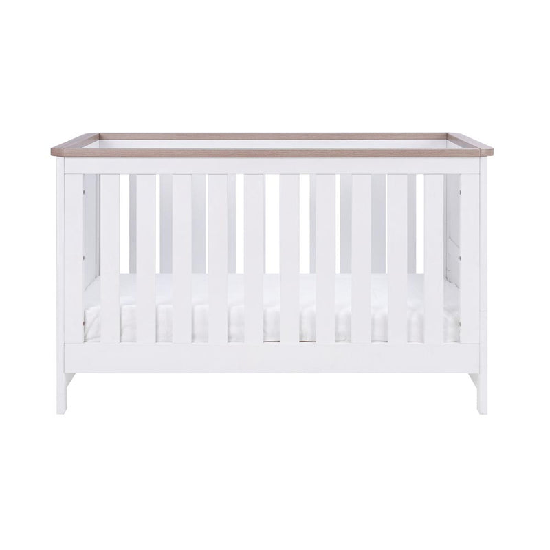 Tutti Bambini Verona Cot Bed - White/Oak