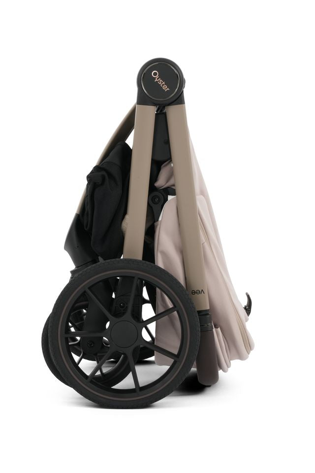 Oyster Vee Stroller Bundle - Vanilla