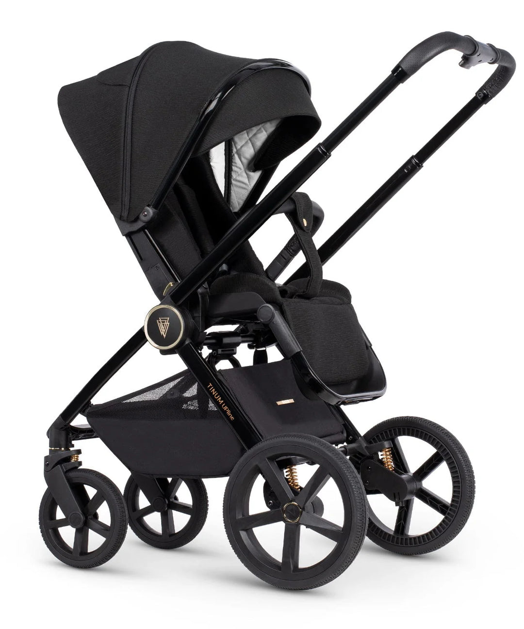 Venicci Tinum Upline Pushchair + Accessories - All Black