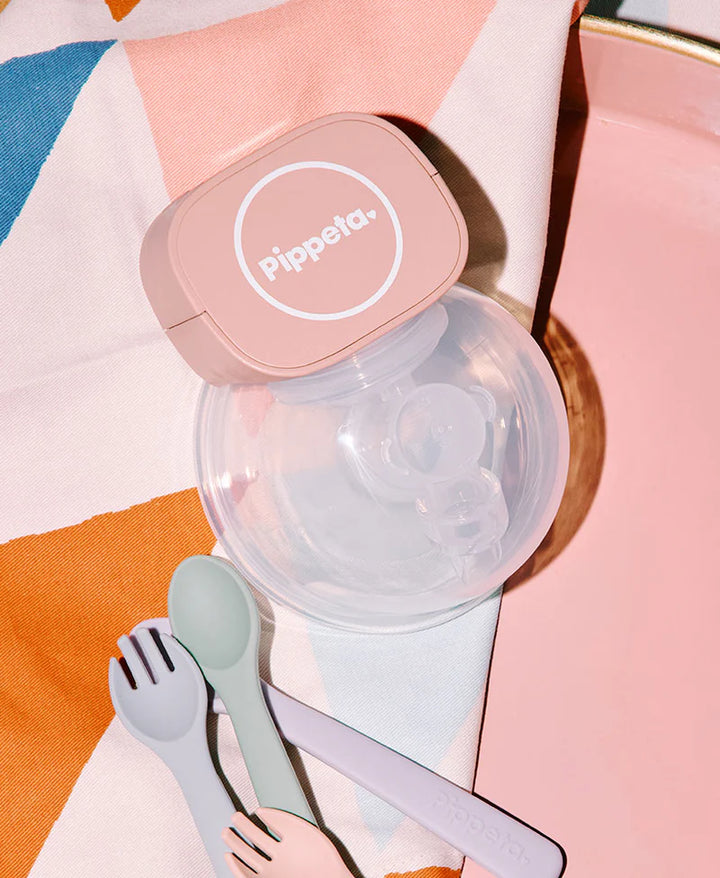 Pippeta LED Wearable Hands Free Breast Pump - 2 pack - Ash Rose