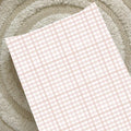 Bobbin & Bumble Anti-Roll Wedge Changing Mat - Baby Pink Gingham