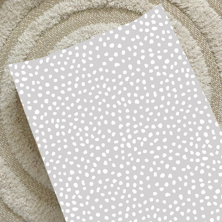 Bobbin & Bumble Anti-Roll Wedge Changing Mat – Grey Spots