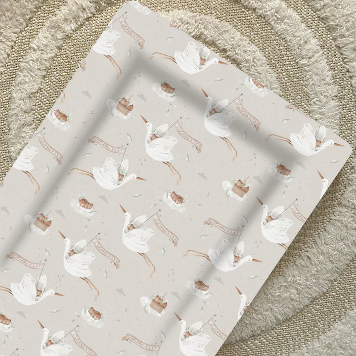 Bobbin & Bumble Standard Changing Mat - Welcome Baby Unisex Print