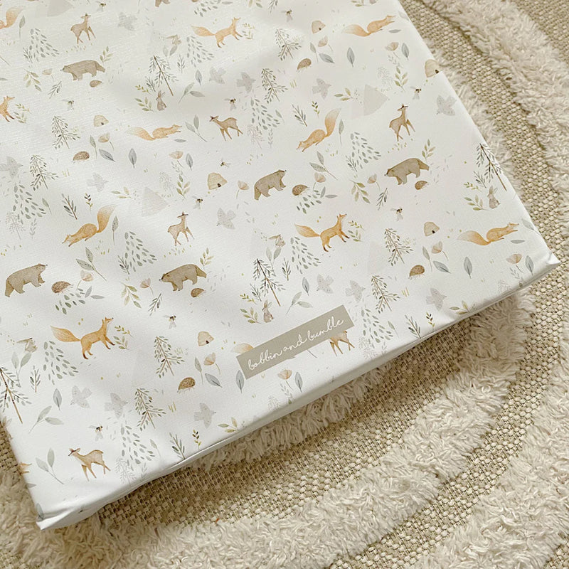 Bobbin & Bumble Anti-Roll Wedge Changing Mat – Woodland Animals