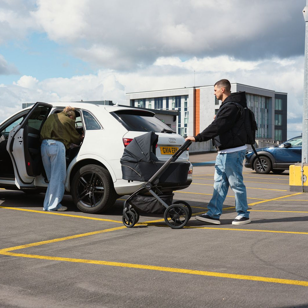 Oyster Vee Stroller Bundle - Liquorice
