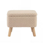 Bebe & Beyond Soother Nursing Chair + Stool – Boucle Collection Oat