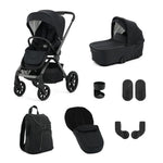 Oyster Vee Stroller Bundle - Liquorice