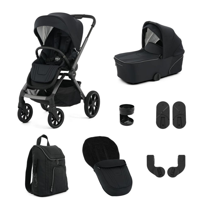 Oyster Vee Stroller Bundle - Liquorice
