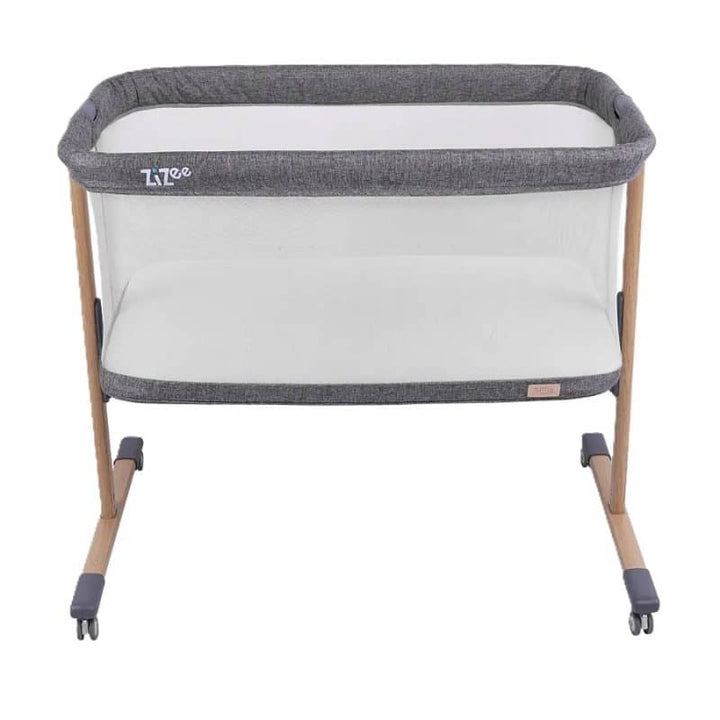 Tutti Bambini ZiZee Rocking Crib – Oak/ Charcoal