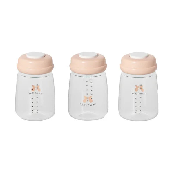 Fraupow Milk Storage Bottles – 3 Pack