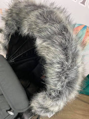 Universal Hood Fur - Dark Grey