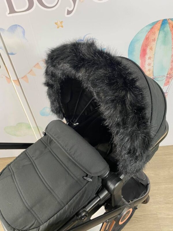 Universal Hood Fur - Black