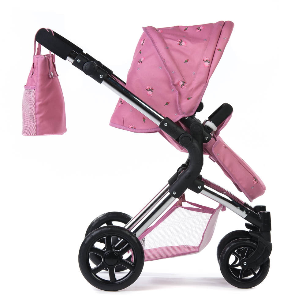 Roma Darcie Single Dolls Pram - Pink 3+ years 78cm