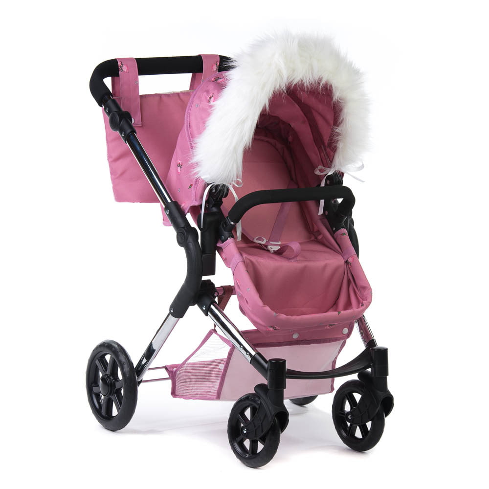 Roma Darcie Single Dolls Pram - Pink 3+ years 78cm